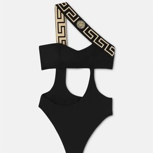 SOLD! Greca Border Cut-Out One-Piece Swimsuit size M